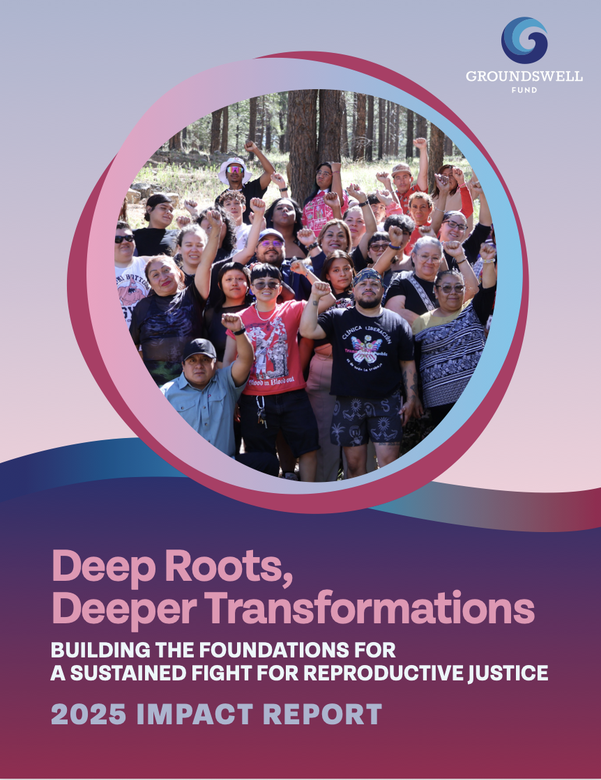 cover of groundswell fund's 2025 impact report