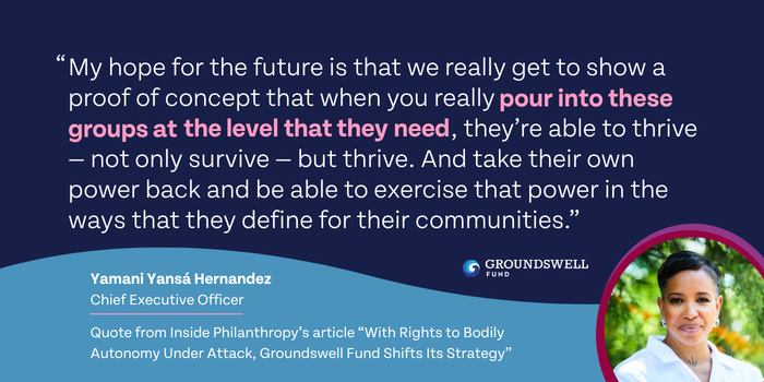quote from inside philanthropy article